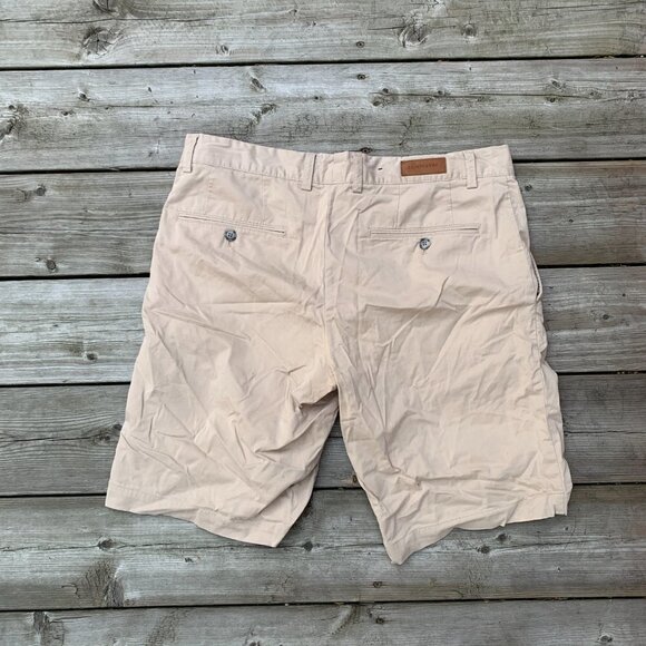 J. Lindeberg Khaki Shorts Size 32 Brown - Picture 2 of 5